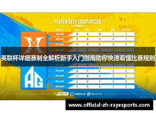 英联杯详细赛制全解析新手入门指南助你快速看懂比赛规则