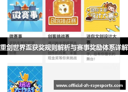 重剑世界盃获奖规则解析与赛事奖励体系详解